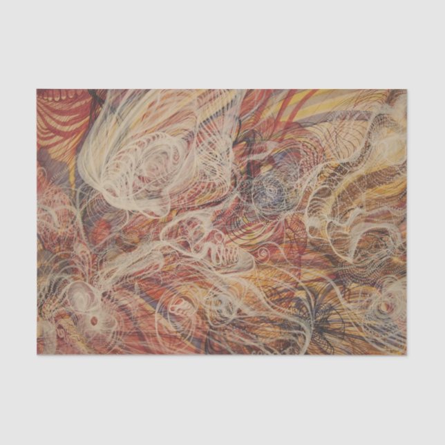 Der risante Herr von Georgiana Houghton Seidenpapier (Vorderseite)