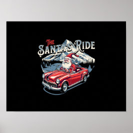 Der Ritt des Weihnachtsmanns. Poster