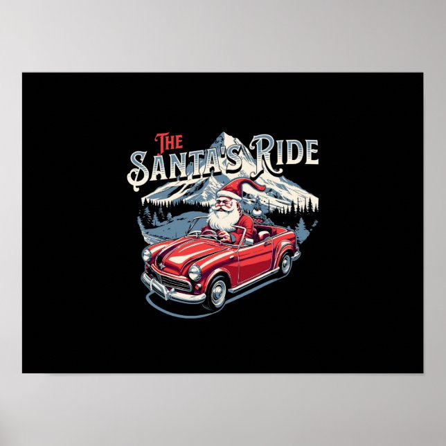 Der Ritt des Weihnachtsmanns. Poster (Vorne)