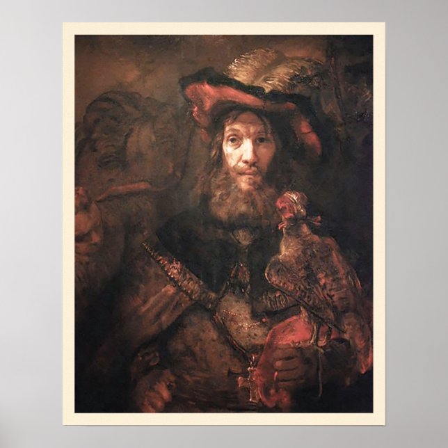 Der Ritter mit dem Falcon/St. Bavo Poster (Vorne)