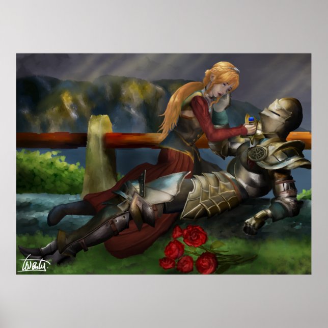Der Ritter und die Prinzessin Poster (Vorne)