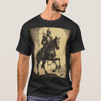 Der Ritter und sein Gesang - Vintage Monochrome T-Shirt