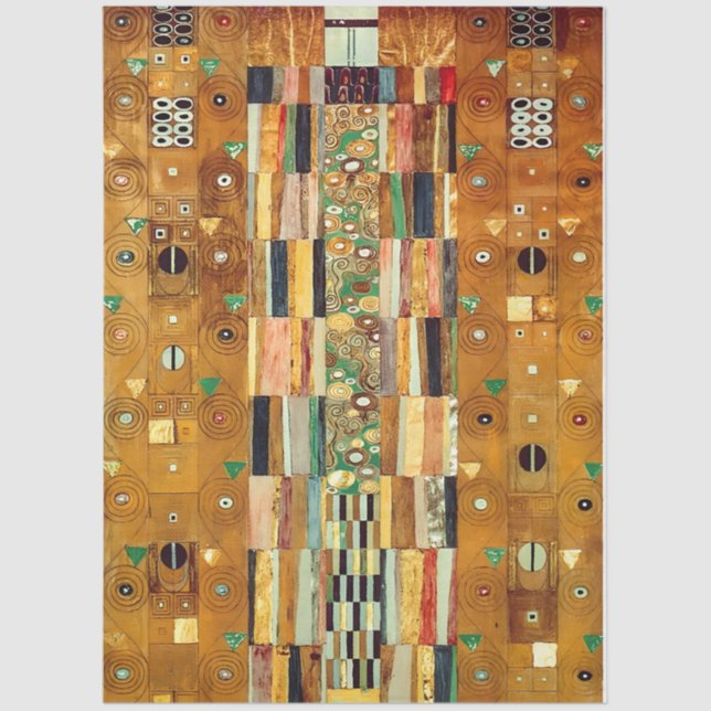 Der Ritter von Gustav Klimt Art Nouveau Seidenpapier (Vorderseite)