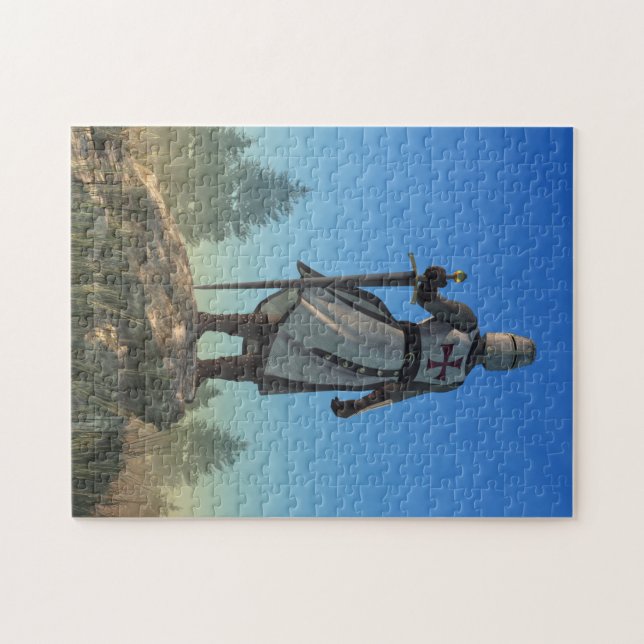 Der Rittertempel Puzzle (Horizontal)