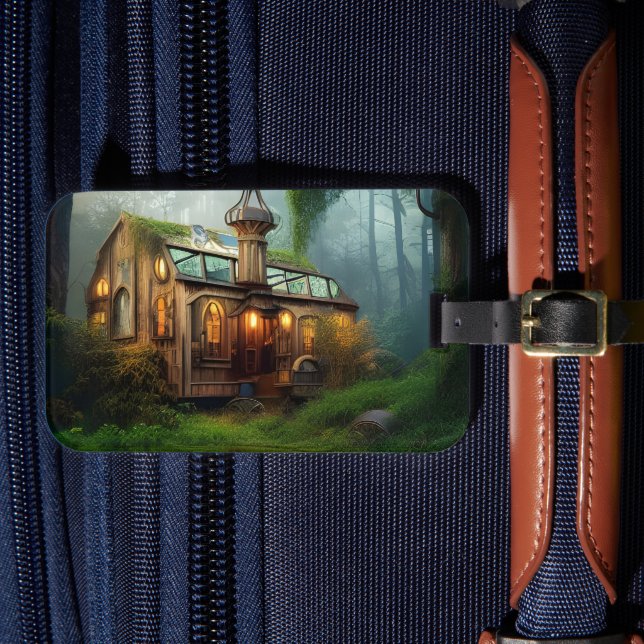 Der River Workshop | Steampunk Gepäckanhänger (Vorderseite Insitu 4)