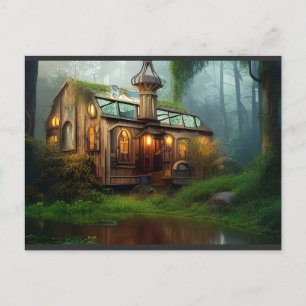 Der River Workshop   Steampunk Postkarte