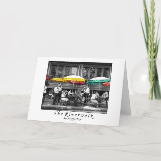 Der Riverwalk in San Antonio, Texas Karte