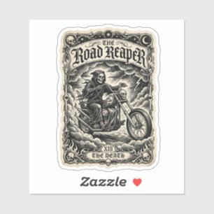 Der Road Reaper Death Tarot Aufkleber