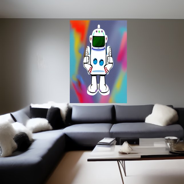 Der Roboter | AI Art Poster (Von Creator hochgeladen)