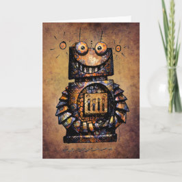 Der Roboter-alles Gute zum Geburtstag des Karte