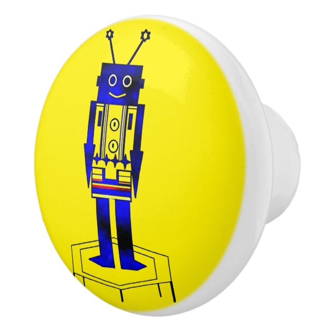 "Der Roboter"  Keramikknauf (Rechts)