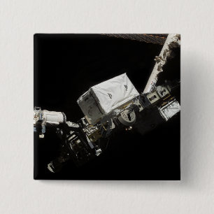 Der Roboterarm des Remote Manipulators System Button