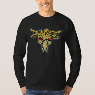 Der Rock Brahma Bull Tattoo American für Frauen Mä T-Shirt