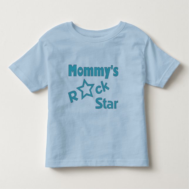 Der Rockstar der Mama Kleinkind T-shirt (Vorderseite)