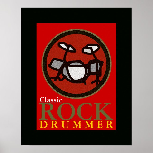 der Rocktrommler Poster (Vorne)