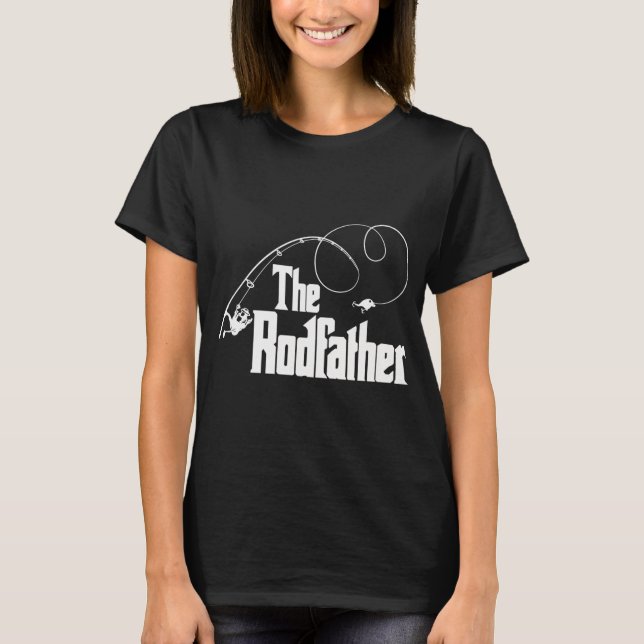 Der Rodfather Angelparodie  T-Shirt (Vorderseite)