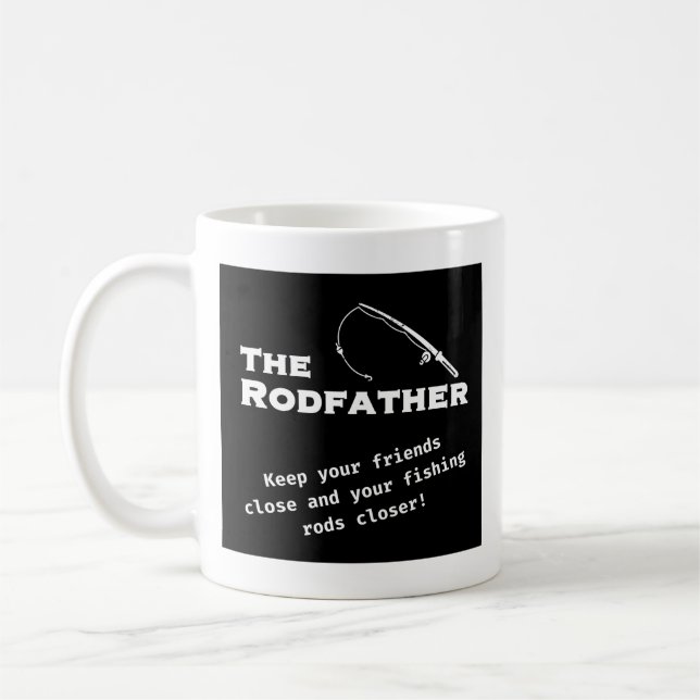 DER RODFATHER Fishing Fanatics Kaffeetasse (Links)