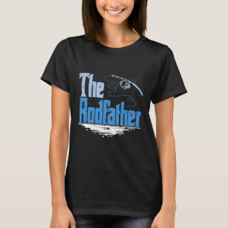Der Rodfather Lustige Fischerei-Parodie T-Shirt