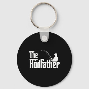 Der Rodfather Lustiger Angelvater Humor Schlüsselanhänger