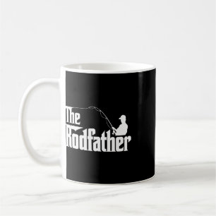 Der Rodfather Lustiger Angler-Vater Humor  Kaffeetasse