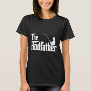 Der Rodfather Lustiger Angler-Vater Humor T-Shirt
