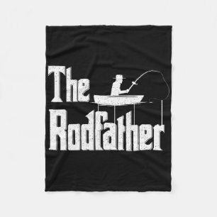 Der Rodfather Lustiges Angel-Vater-Geschenk  Fleecedecke