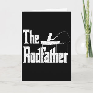 Der Rodfather Lustiges Angel-Vater-Geschenk Karte