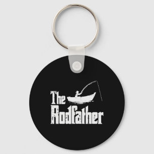 Der Rodfather Spaß Angeln Vatertag Film Wortspiel Schlüsselanhänger