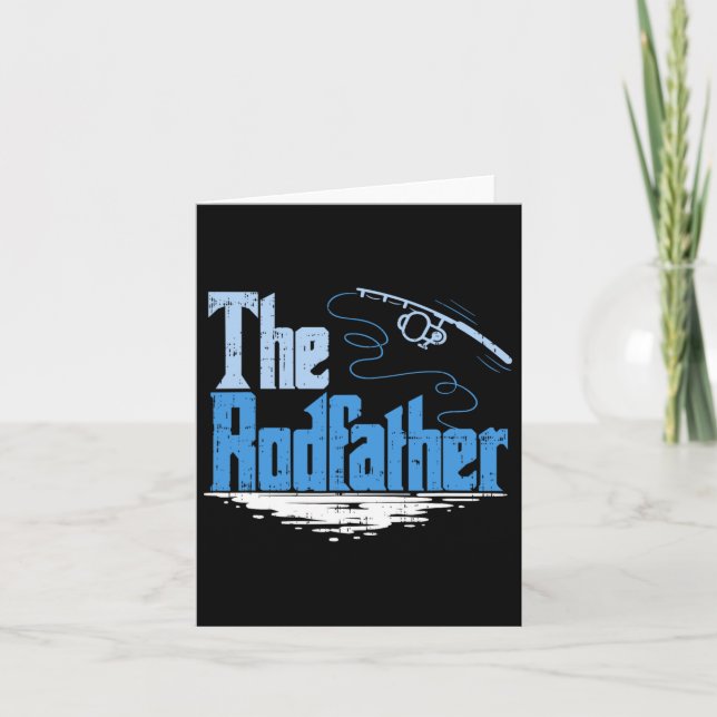 Der Rodvater-Funny Fishing-Parodie Karte (Vorderseite)