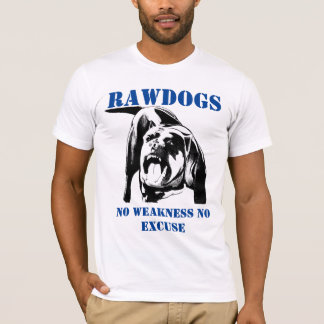 Der rohe Hund, der stärker als Sie ist, denken T-Shirt