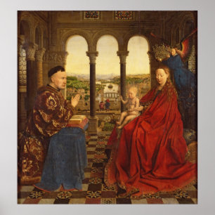 Der Rolin Madonna, c.1435 Poster