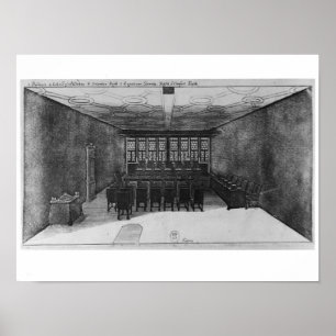 Der Romer Hall in Frankfurt am Main Poster