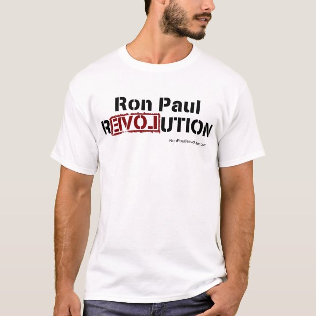 Der Ron Paul der Männer regelmäßiges T-Shirt (Vorderseite)