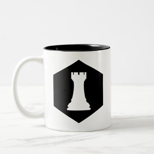 Der Rook Zweifarbige Tasse (Links)