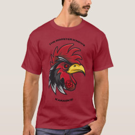 Der Rooster kennt das Karaoke-Design T-Shirt