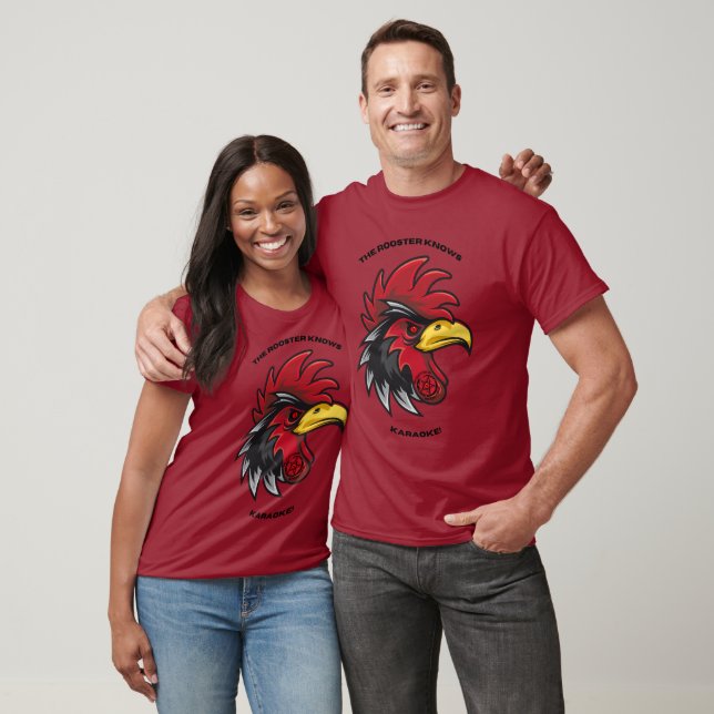 Der Rooster kennt das Karaoke-Design T-Shirt (Unisex)