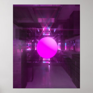 Der rosa Ball Poster