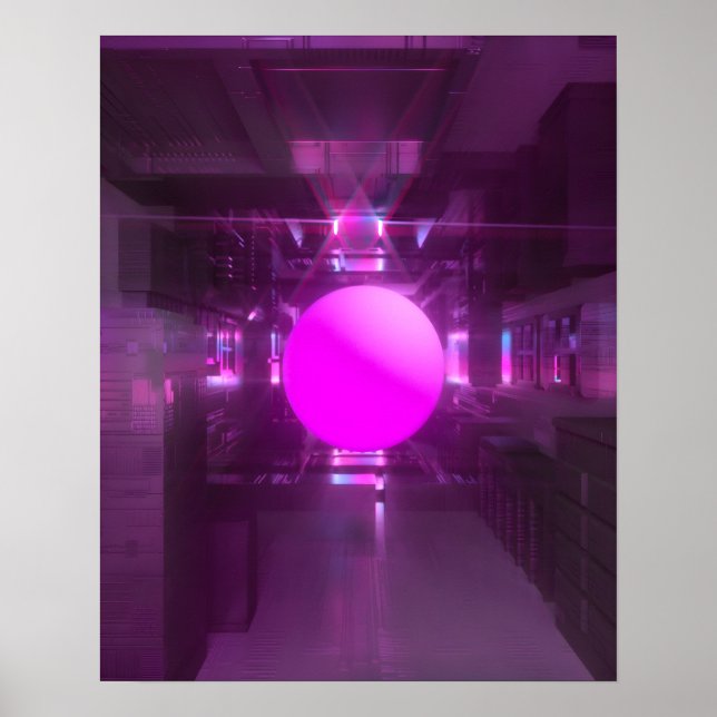 Der rosa Ball Poster (Vorne)
