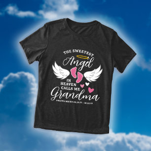Der rosa Engel nennt mich Oma Verlust der Enkelin Tri-Blend Shirt