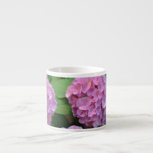 Der Rosa Hortensia-Hydrangebusch Espressotasse