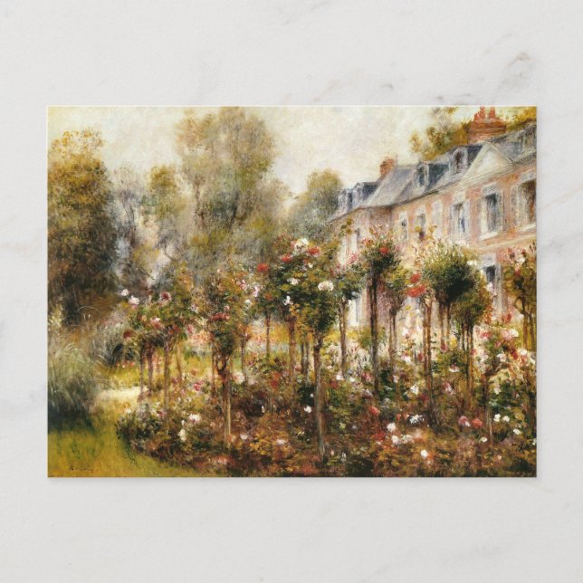 Der Rose-Garten in Wargemont Postkarte (Vorderseite)