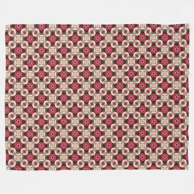 Der Rosenschatz Fleecedecke (Vorderseite (Horizontal))
