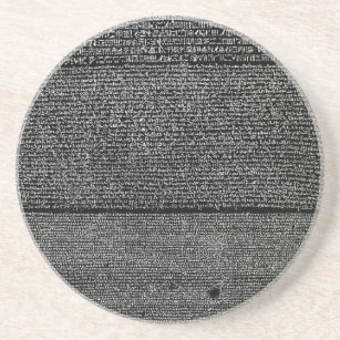 Der Rosetta Steinägyptische GranodioriteStele Getränkeuntersetzer