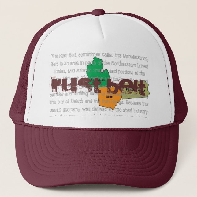 Der Rost-Gurt Truckerkappe (Vorderseite)