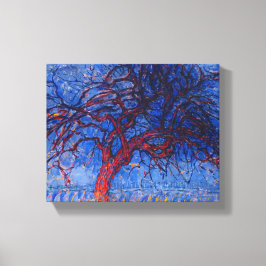 DER ROTE BAUM, Leinwand, Kunst PIET MONDRIAN Leinwanddruck