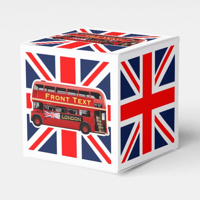 Der rote Bus von London Geschenkschachtel (Vorderseite)