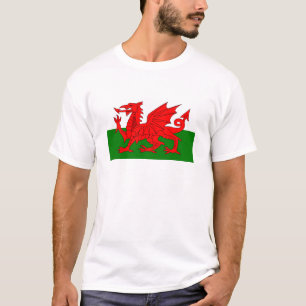 Der rote Drache [Flagge von Wales] T-Shirt