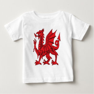 Der rote Drache Stärke Stolz und Einheit Baby T-shirt