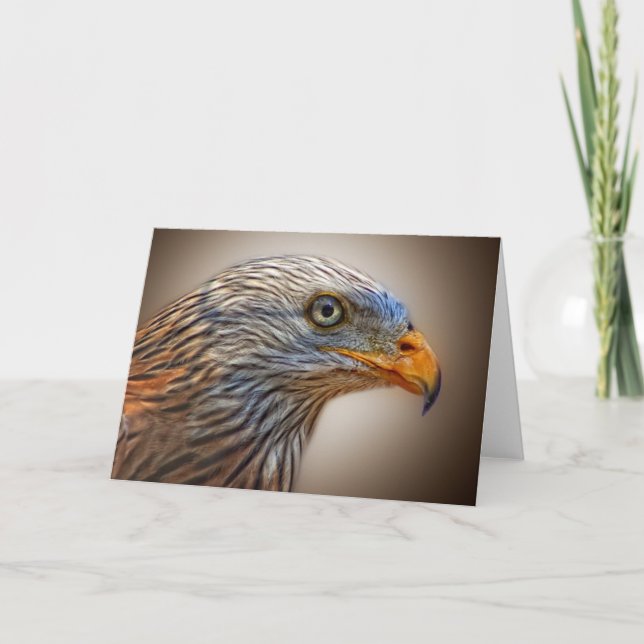 Der rote Drachen-Vogel Karte (Vorderseite)