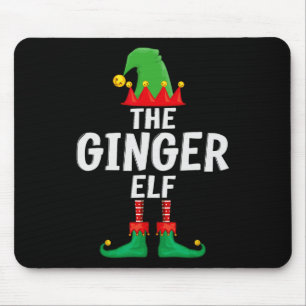 Der rote Elf passende Familien-Weihnachten Mousepad